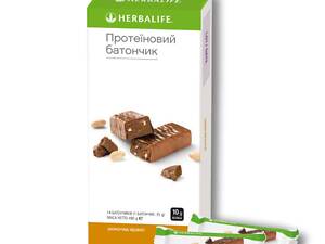 Протеиновые батончики со вкусом Шоколад Арахис Гербалайф Herbalife 14 шт (0259)