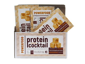 Протеиновый коктейль POWERFOOD карамель саше 10*25 г