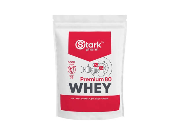 Протеїн Stark Pharm Whey 80 1000g (1086-100-84-9600229-20) - Фото 1