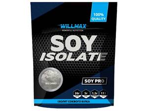 Протеин Willmax Soy isolate 900 г 30 servings Natural