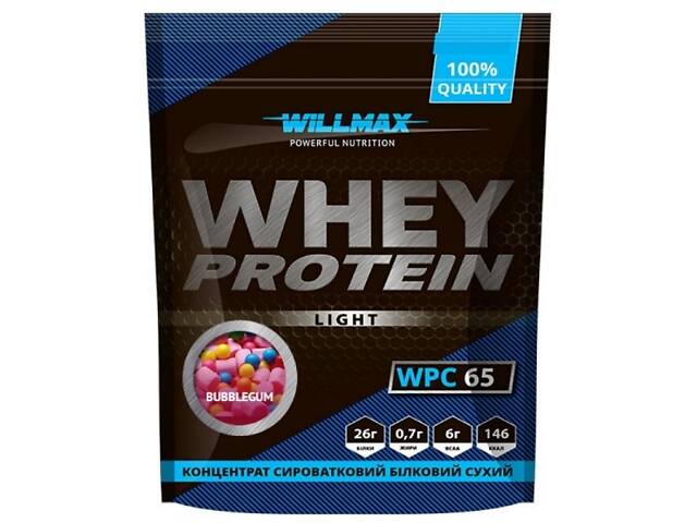 Протеин Willmax Whey Protein 65 1000 г 25 servings Bubblegum - Фото 1