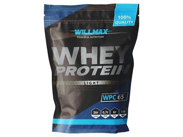 Протеин Willmax Whey Protein 65 1000 г 25 servings Chocolate Hazelnut - Фото 1