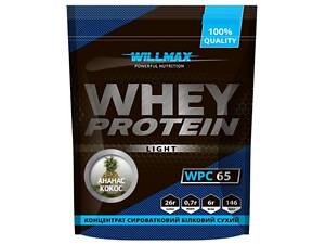 Протеин Willmax Whey Protein 65 1000 г 25 servings Pineapple Coconut