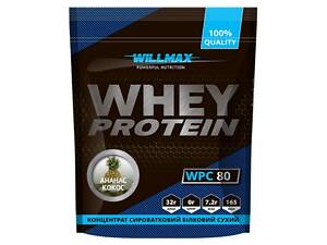 Протеин Willmax Whey Protein 80 920 г 23 servings Pineapple Coconut