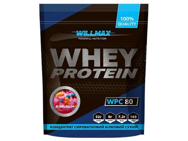 Протеин Willmax Whey Protein 80 920 г 23 servings Bubblegum - Фото 1