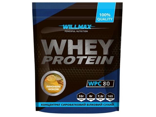 Протеин Willmax Whey Protein 80 920 г 23 servings Lemon Cheesecake - Фото 1
