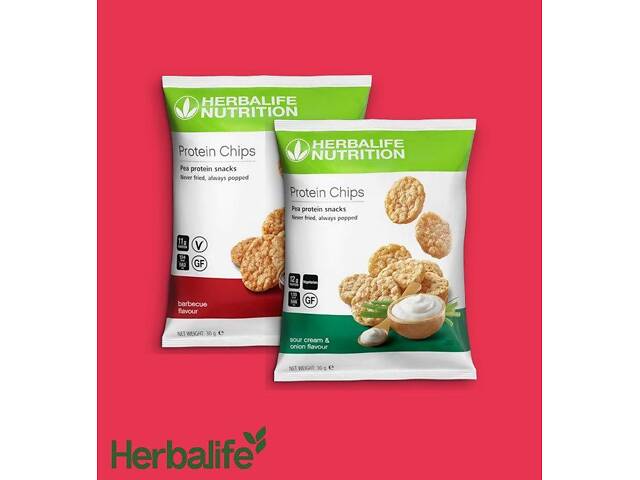 Протеиновые Чипсы со вкусом Сметаны и Лука, Протеиновые снеки Гербалайф Herbalife - Фото 4