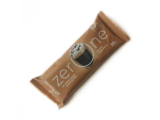 Протеїновий батончик Sporter Zero One 50г (Мокка капучино) - Фото 1