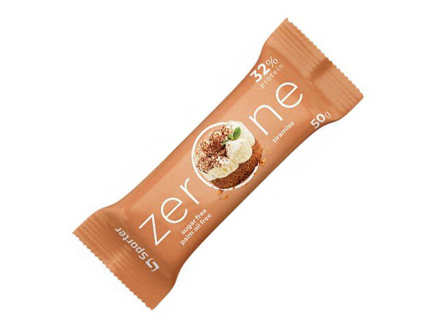 Протеїновий батончик Sporter Zero One 50г (Тірамісу) - Фото 1