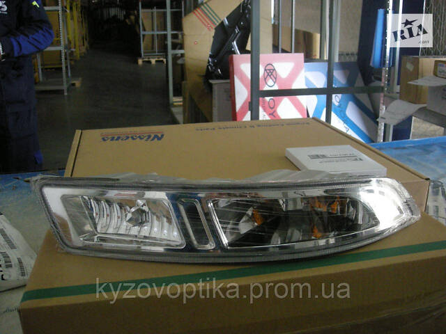 Противотуманная фара левая (обманка) для Nissan Almera Classic 2006-2013 (Depo) обманка + ук. поворота