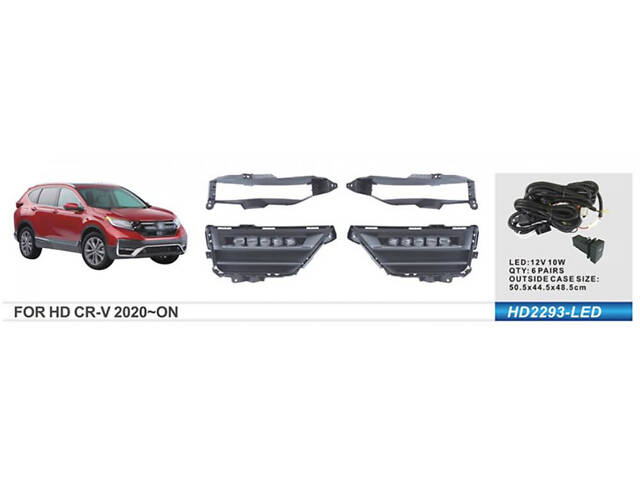 Противотуманки 2019-2022 US-type (LED V2) для Honda CRV