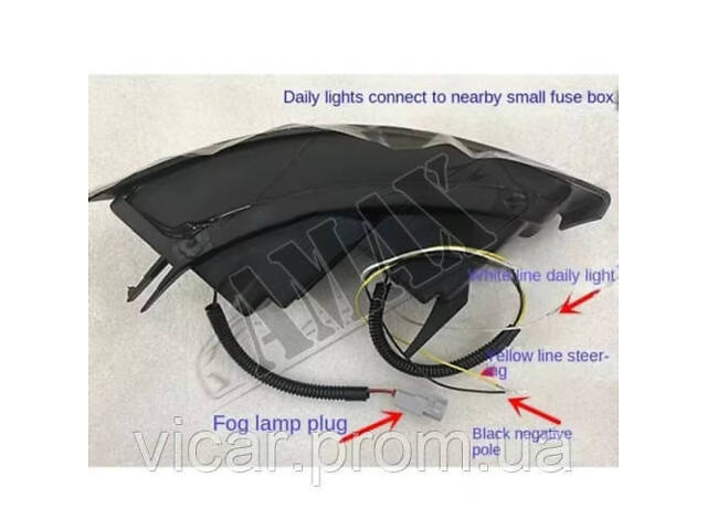 АКЦИЯ!!! Допы, ПТФ,Противотуманные фары ( FULL LED ) Toyota Land Cruiser Prado 120 (2003-2008) - Фото 9