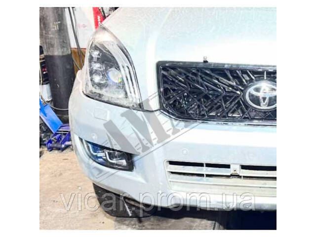 АКЦИЯ!!! Допы, ПТФ,Противотуманные фары ( FULL LED ) Toyota Land Cruiser Prado 120 (2003-2008) - Фото 5