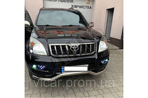 Противотуманные фары (линза и диоды) Toyota Land Cruiser Prado 120 (2003-2008)