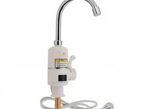 Проточный кран-водонагреватель кухонный Lidz Warm 056 LDWAR056WCR24984 White / Chrome