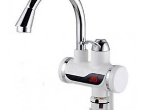 Проточний Водонагрівач Delimano Ekran, потужність 3 кВт, білий, Box