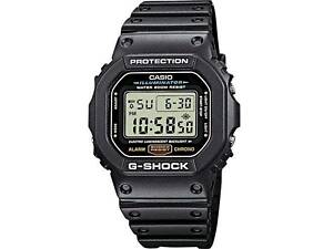 Протиударні годинники чоловічі наручні оригінальні японські Casio G-Shock DW-5600E-1VER з полімерним ремінцем