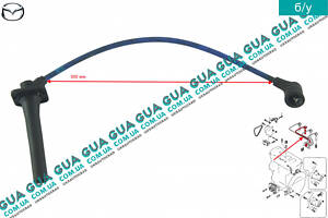 Провід котушки запалення ( високовольтний 2 циліндри L 300 мм ) FP3918170 Mazda/МАЗДА 323 F 1998-2004