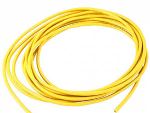 Провід силіконовий QJ 12 AWG (жовтий), 1 метр