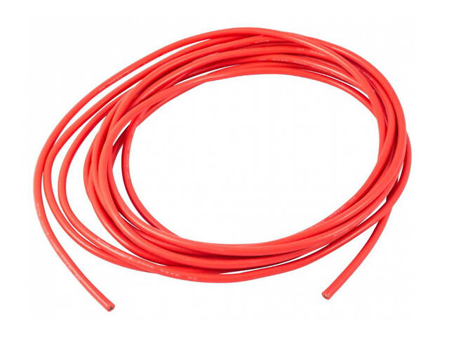 Провід силіконовий QJ 14 AWG (червоний), 1 метр - Фото 1 Провід силіконовий QJ 14 AWG (червоний), 1 метр - Фото 1