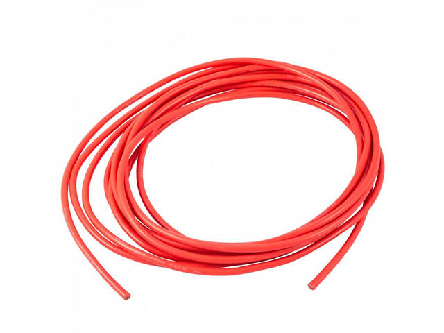 Провод силиконовый QJ 22 AWG (красный), 1 метр - Фото 1 Провод силиконовый QJ 22 AWG (красный), 1 метр - Фото 1