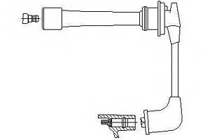 Провод свечи зажигания HYUNDAI 2744026700 на HYUNDAI EXCEL I (X-3)