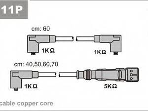 Провід запалювання JANMOR ABM11P на VW TRANSPORTER/CARAVELLE Mk IV автобус (70XB, 70XC, 7DB, 7DW)