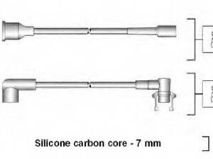 Провод зажигания MAGNETI MARELLI MSK720 на RENAULT TWINGO I (C06_)