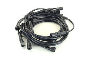 Провода зажигания ЗИЛ 130, ГАЗ 53 силикон, черные (компл. 9шт.). 130-3707080