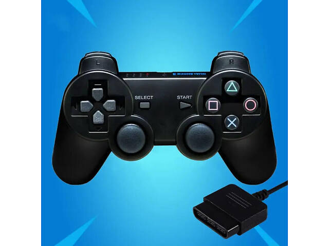 Проводной джойстик GamePad DualShock вибро для Sony PlayStation ps2 - Фото 1