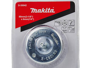 Дротяна чашкова щітка Makita 80мм, D-39942