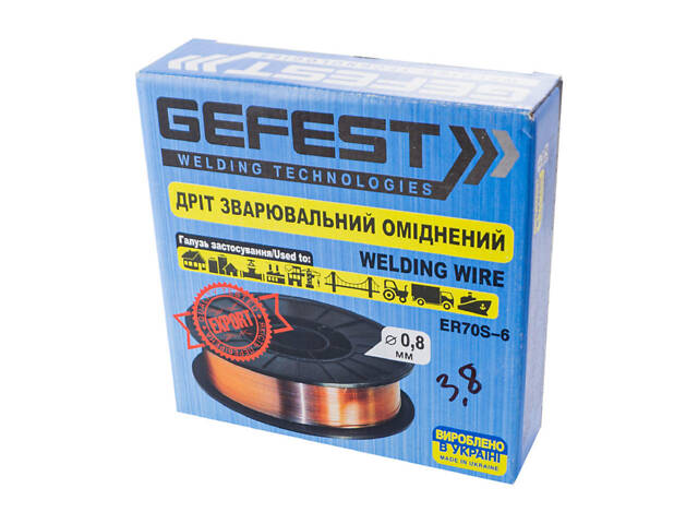 Проволока сварочная Gefest 0.8 мм x 3.8 кг (x) - Фото 4