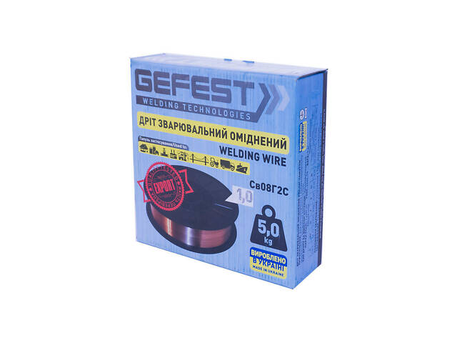 Проволока сварочная Gefest 1.0 мм x 5 кг (x) - Фото 3