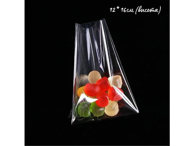 Пакети поліпропіленові прозорі 12*16см (49коп) для упаковки під запайку, фасувальні, без клейового клапана (1000шт) - Фото 2