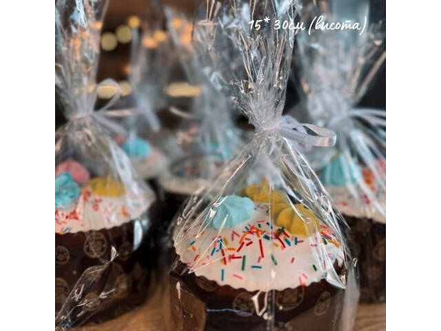 Пакети поліпропіленові прозорі 15*30см; 77 коп, для упаковки під запайку, фасувальні, великі, без клапана. Пакети для ПАСКИ - Фото 2