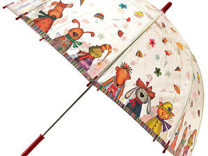 Прозрачный детский зонт Zest. Расцветка Друзья