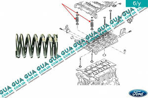 Пружина клапана головки блоку циліндрів (42 мм ГБЦ) 1099933 Ford/ФОРД TRANSIT 2000-2006/ТРАНЗИТ
