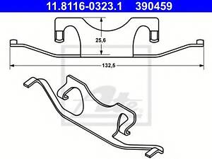 Пружина корпуса супорта ATE 11811603231 на MERCEDES-BENZ R-CLASS (W251, V251)