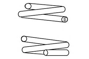 Пружина передній Daewoo Lanos 1.5/1.6 97-