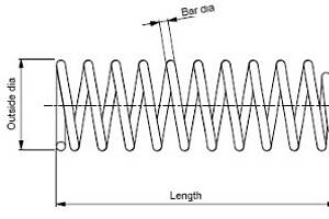 Пружина подвески для моделей: CITROËN (C4, BERLINGO), PEUGEOT (PARTNER,5008,PARTNER)