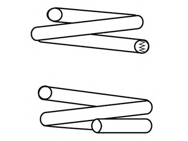 Пружина подвески для моделей: SEAT (TOLEDO), VOLKSWAGEN (GOLF,VENTO)