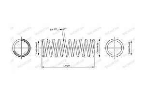 Пружина подвески SE3528