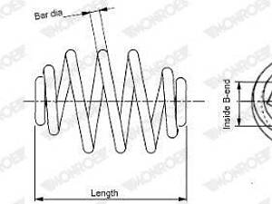 Пружина подвески SN3413