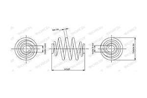 Пружина подвески SP3514