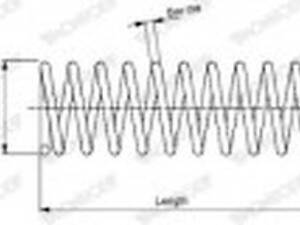 Пружина подвески на Megane