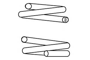 Пружина задня Polo/Cordoba 93-02