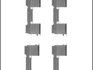 Пружинки суппорта переднего, 06- 1.7t (light)