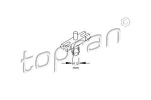 Пружинный зажим, AUDI 80, VW Golf/Jetta, 1.1-1.8, 72-84