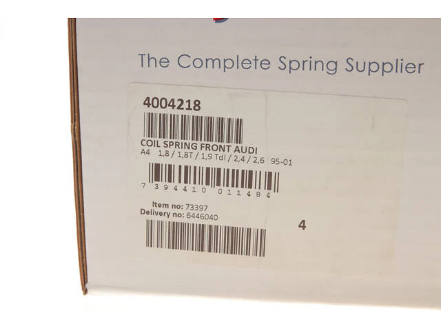 Пружина підвіски LESJOFORS 4004218 Audi A4 8D0411105AQ - Фото 6