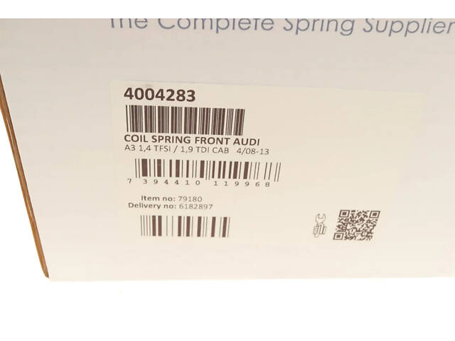 Пружина подвески LESJOFORS 4004283 Audi A3 1K0411105HK - Фото 6